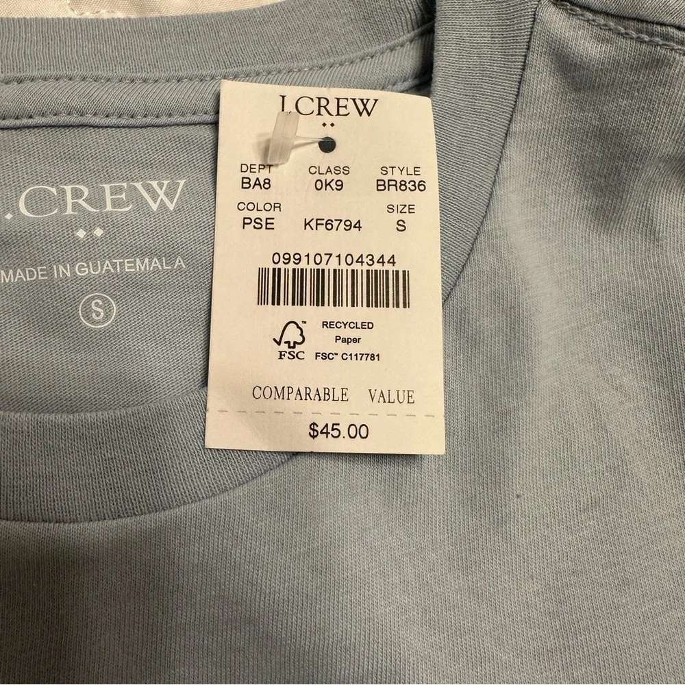 NWT J.Crew Men’s Blue tee shirts with Tailgate crew on front & picture on back.